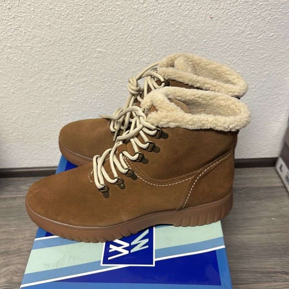 WHITE MOUNTAIN Womens Glory Lace-up Boots - Picture 6 of 6